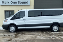2025 Ford Transit 350 with professional window tint in North Bay